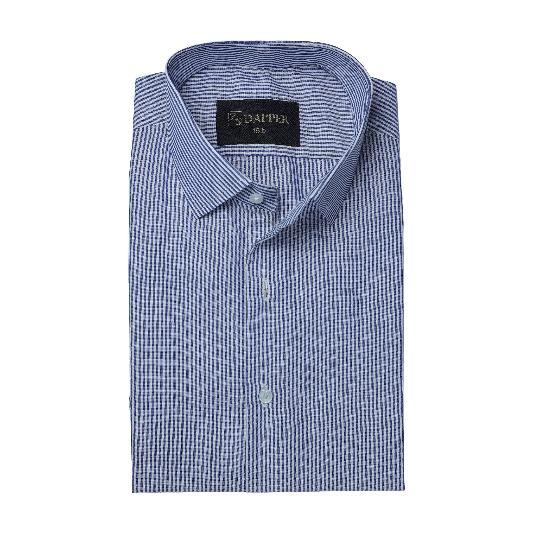Blue Pin Stripes.