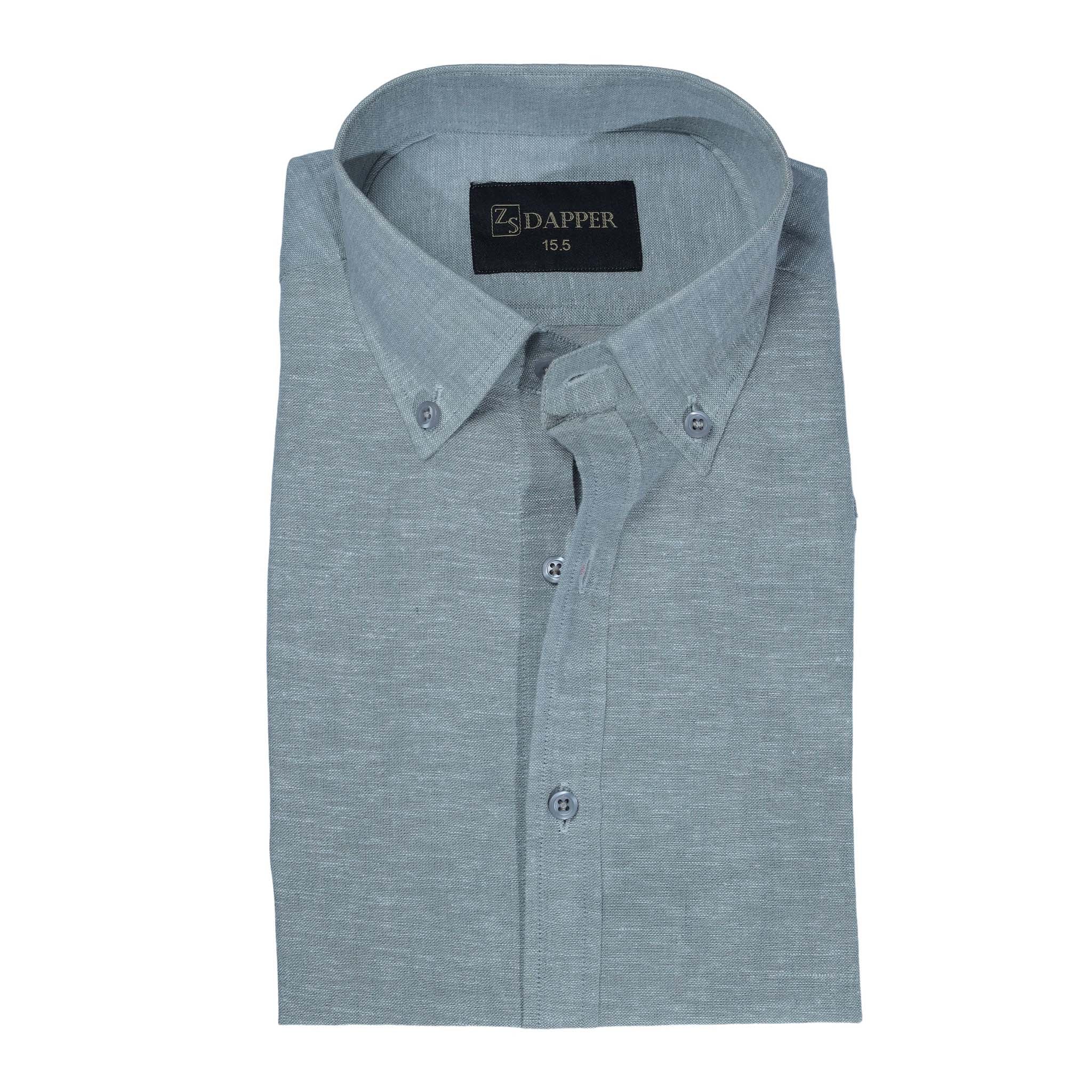 Greeen Irish Linen.