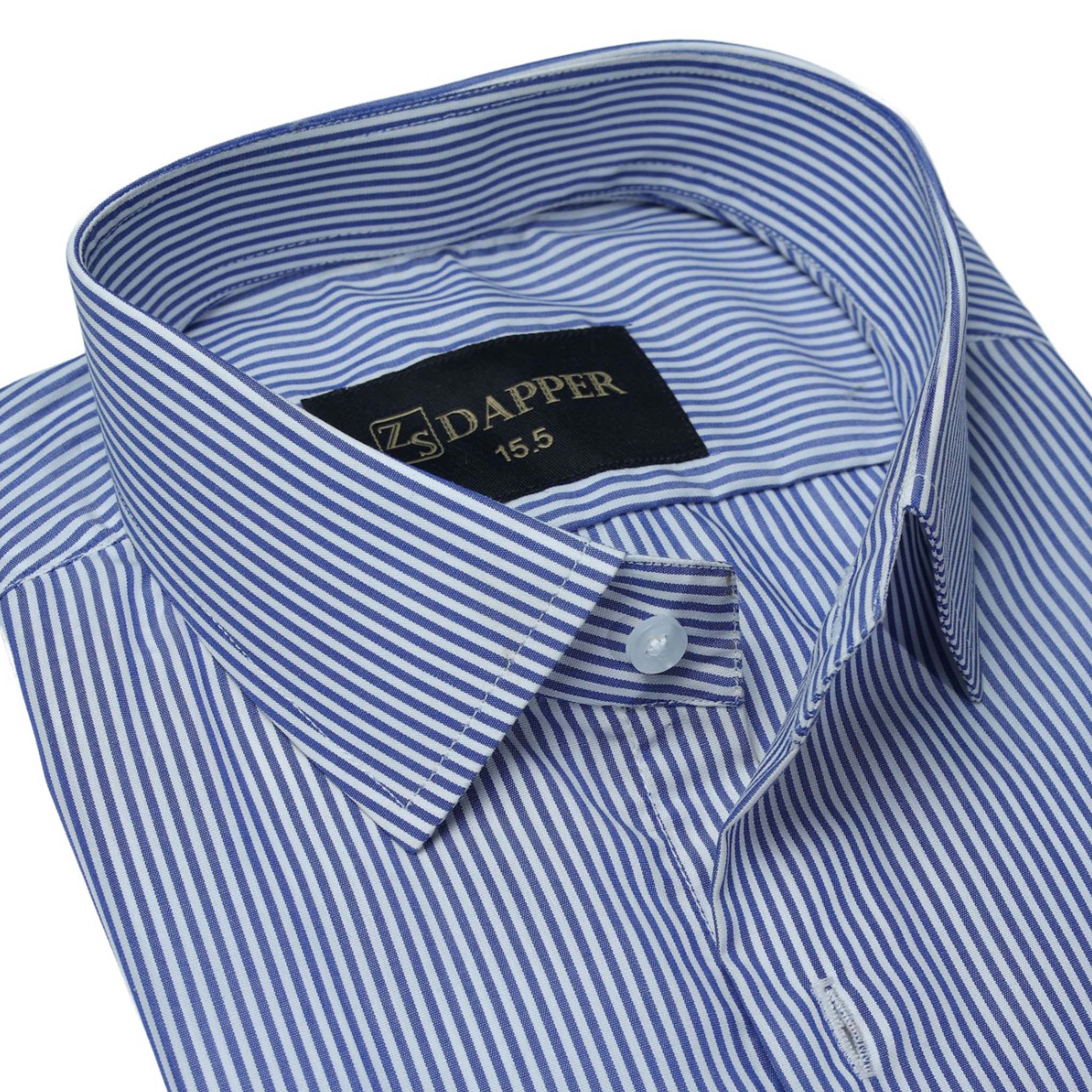 Blue Pin Stripes.