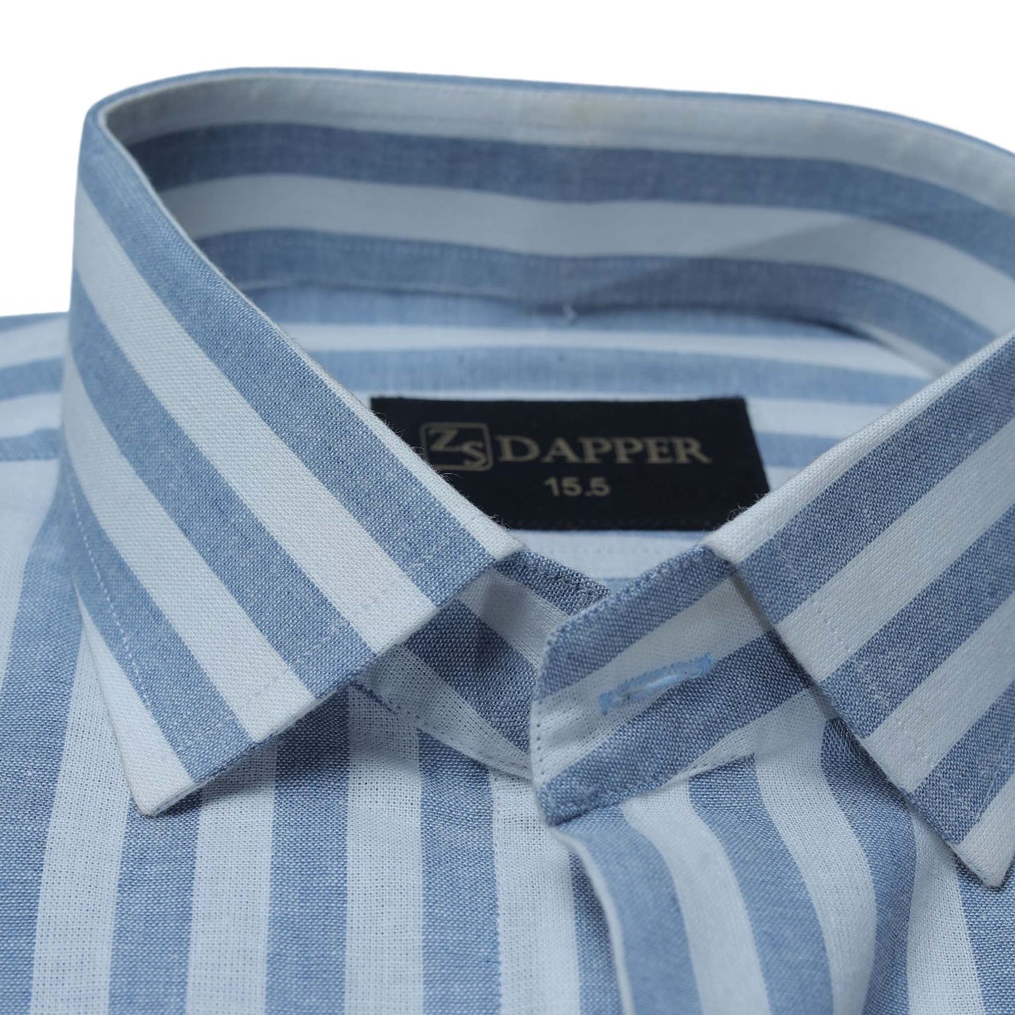 Stripes In Irish Linen.