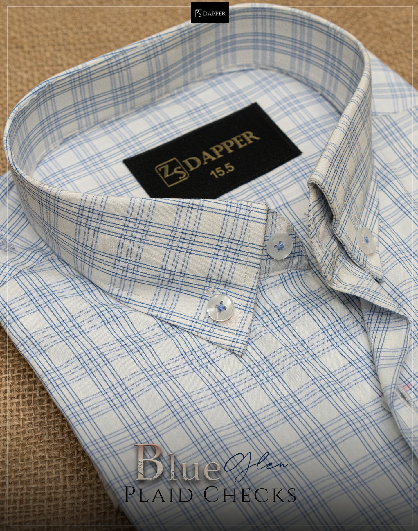 Blue Glen Plaid Checks.