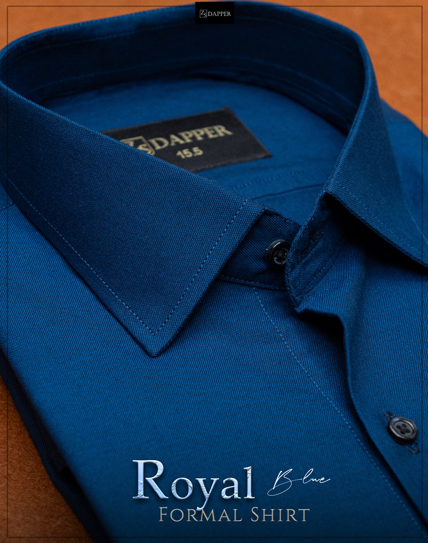 Royal Blue Formal shirt.
