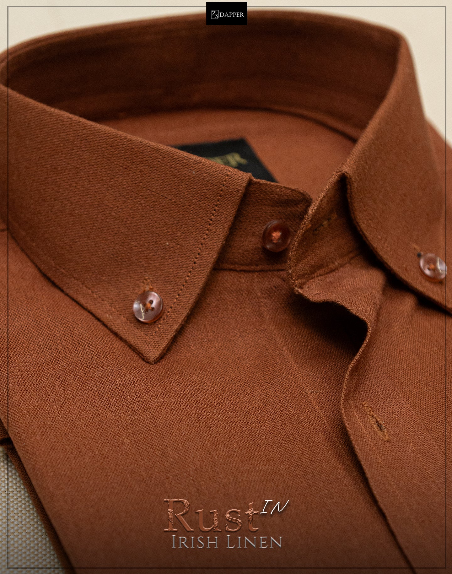 Rust In Irish Linen.