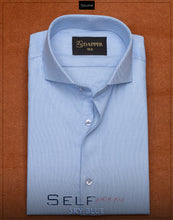 Sky Blue Self Dobby.