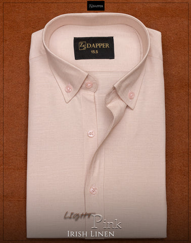 Light Pink Irish Linen.