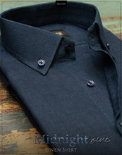 Midnight Blue Irish Linen.