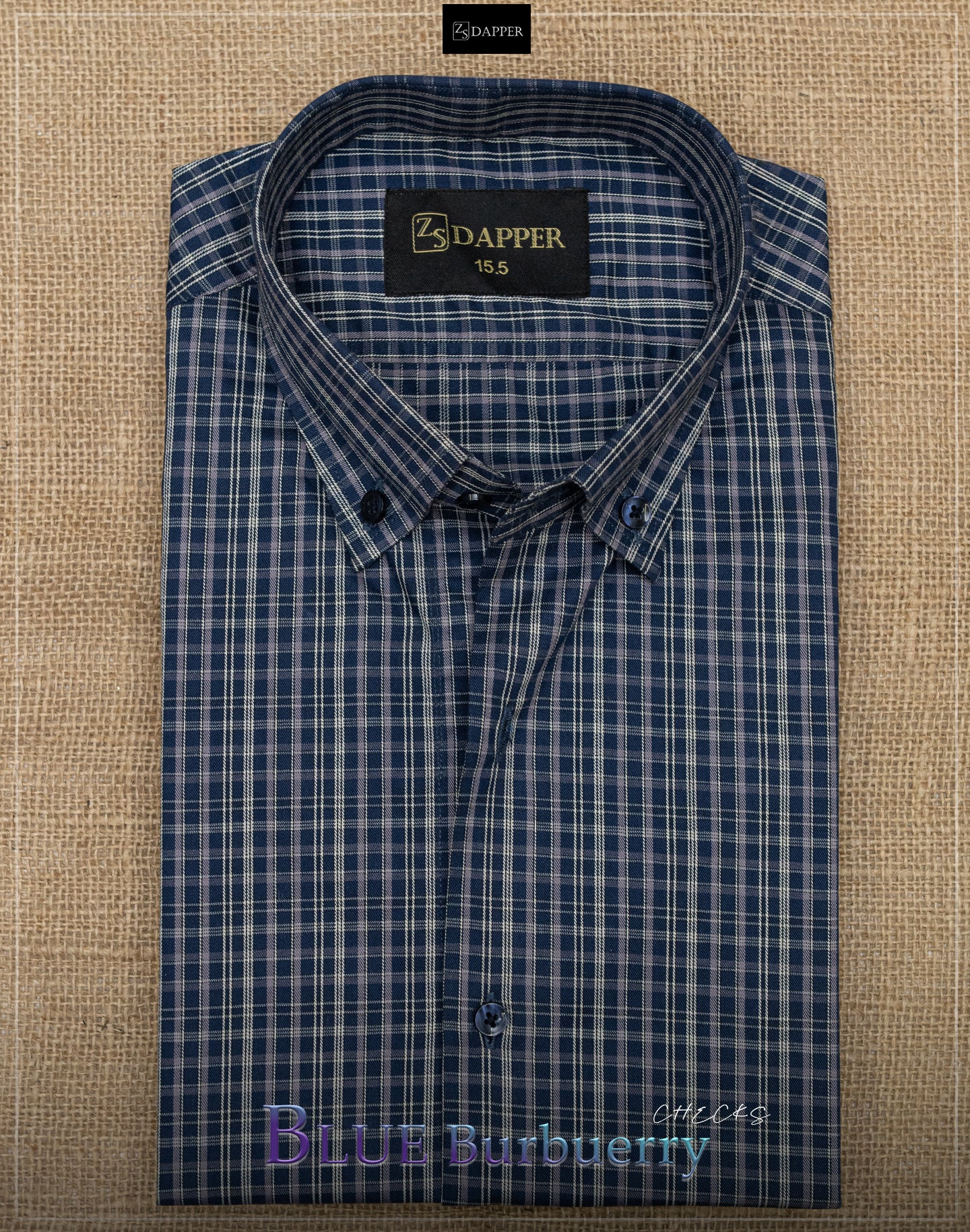 Blue Burberry Checks.