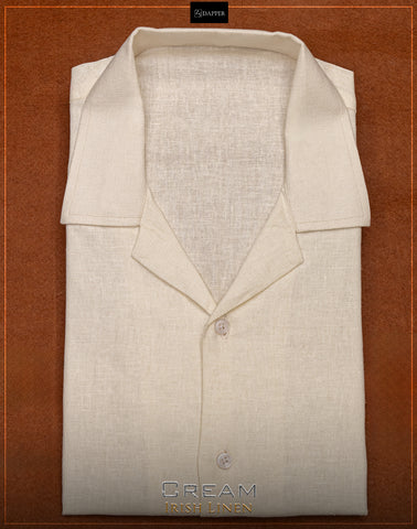 Cream Irish Linen.