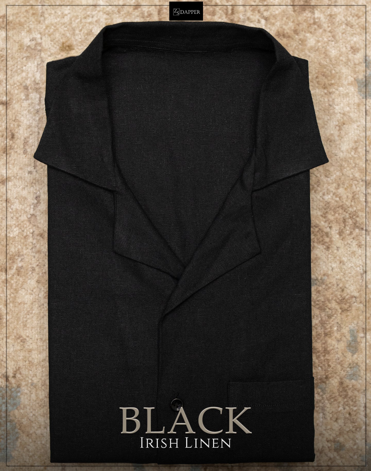 Black Irish Linen.