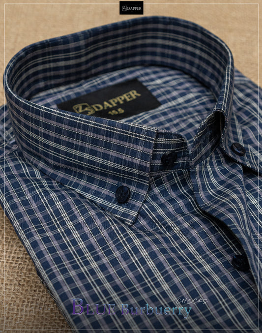 Blue Burberry Checks.