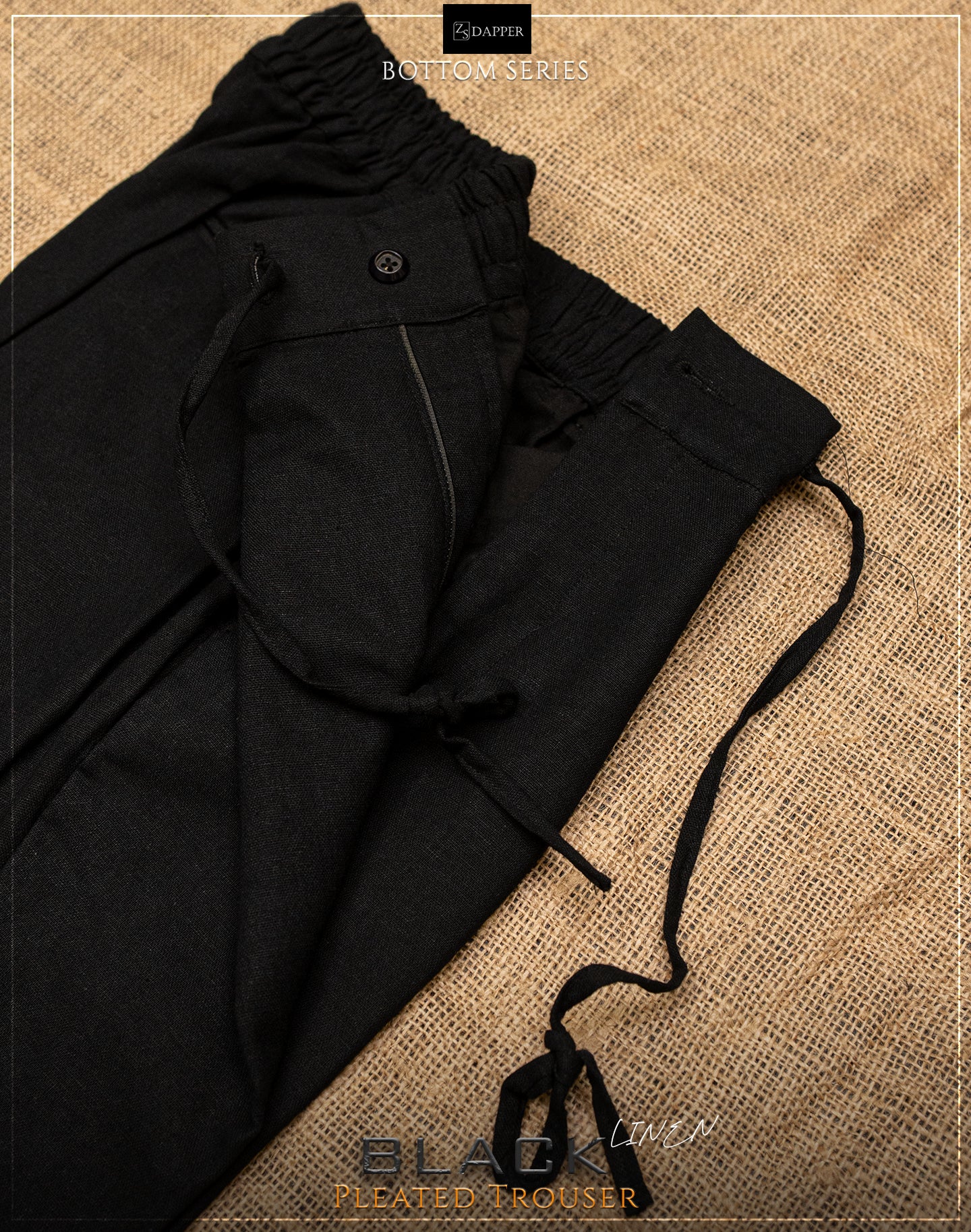 Black Irish Linen.