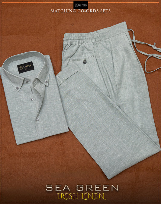 Sea Green Irish Linen 